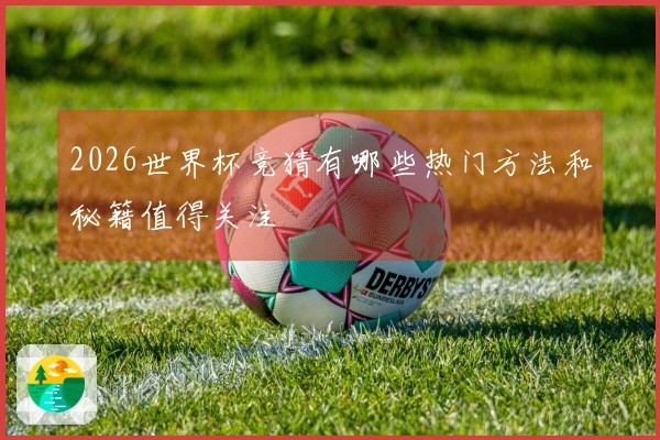 2026世界杯竞猜有哪些热门方法和秘籍值得关注