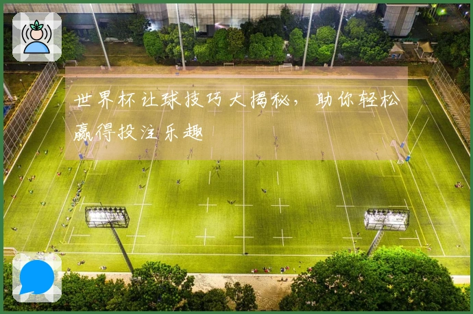 世界杯让球技巧大揭秘，助你轻松赢得投注乐趣